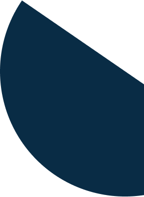 Blue semicircle